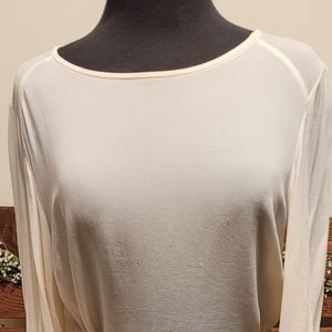 Flutter Sleeve Blouse (See Through)